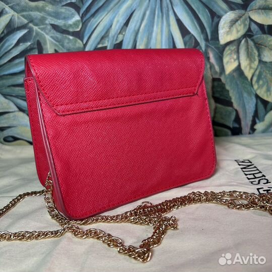 Сумка baldinini кроссбоди красная