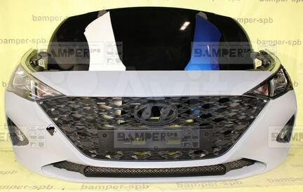 Бампер передний Hyundai Solaris 2020