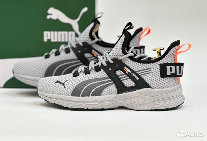 Весенние мужские кроссовки Puma серые