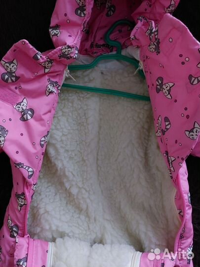 Зимний комбинезон трансформер 74-80