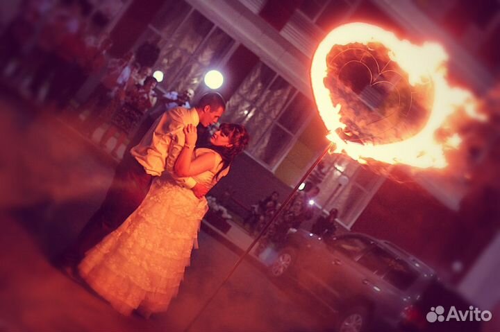 Огненное сердце Пиротехническая дорожка