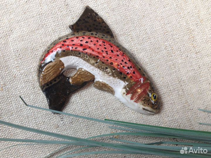 Керамическая рыбка-магнит 