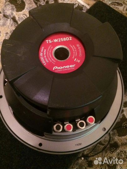 Сабвуфер Pioneer TS-W258D2 champion series