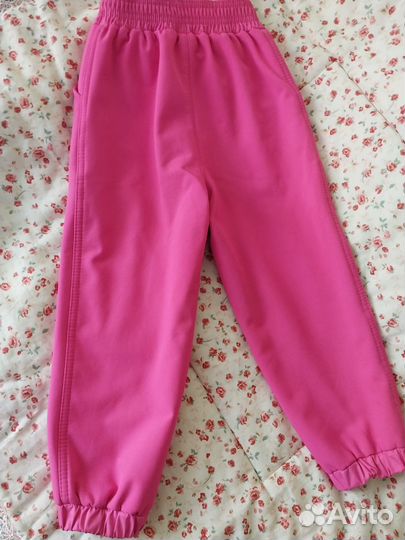 Утепленные непромокаемые брюки на флисе