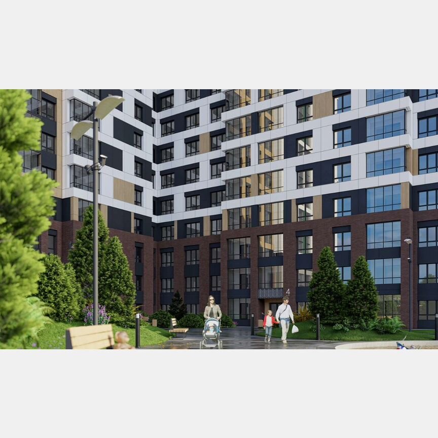 3-к. квартира, 86,6 м², 4/15 эт.