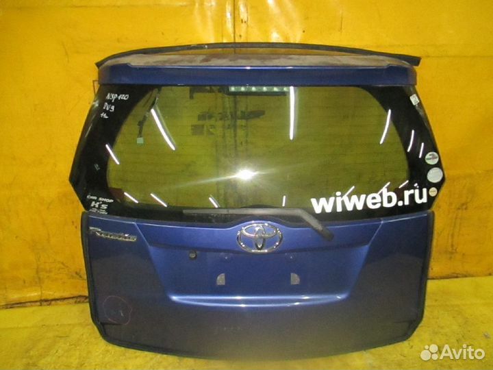 Дверь багажника Toyota Ractis NSP120
