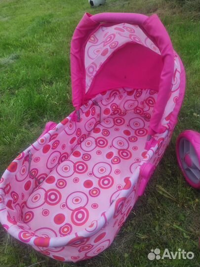 Коляска для куклы 2 в 1 Buggy Boom 9000A