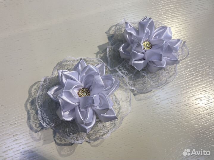 Резинка для волос техника Канзаши