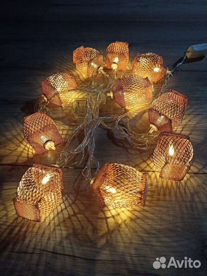 Гирлянда светодиодная в ассортименте, новогодняя