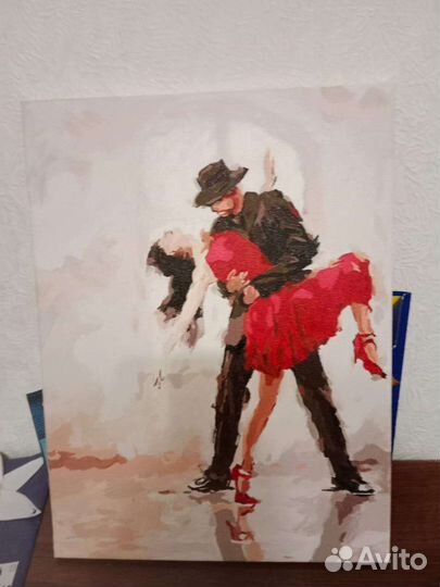 Картины для интерьера (раскрашены по номерам)