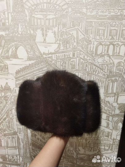 Натуральная норковая шапка