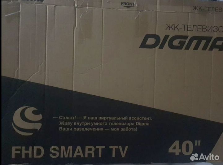 Телевизор digma DM-LED40SBB25 в разборе