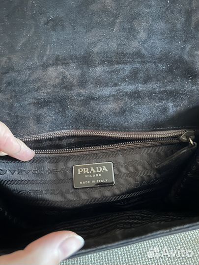 Сумка замшевая Prada