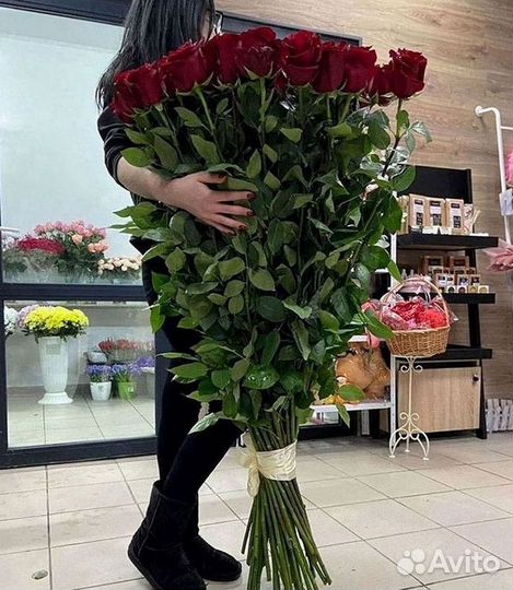 Высокие розы Гигантские розы Доставка цветов
