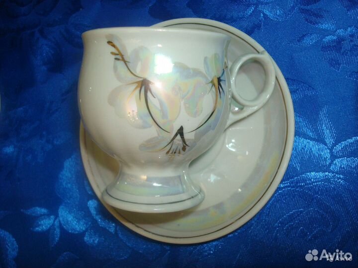 Чайный Кофейный сервиз Туймазы Фарфор СССР