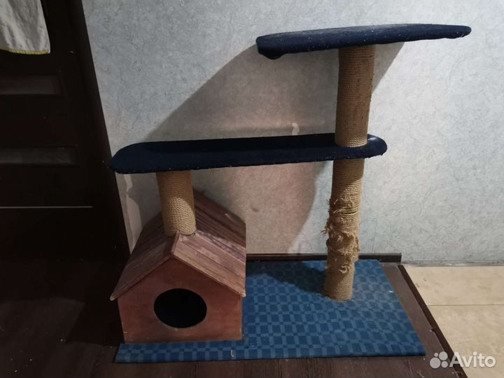 Когтеточка с домиком бу