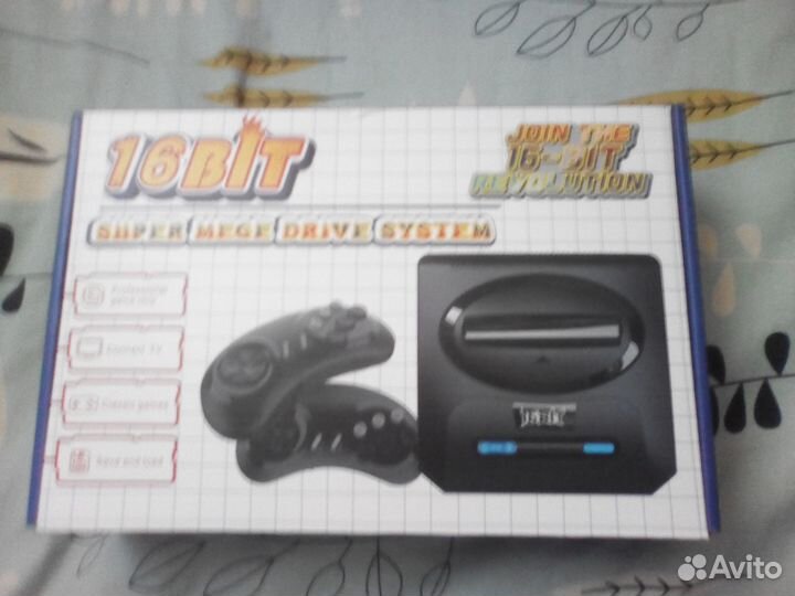 Sega Super Mega Drive System 16 bit новая