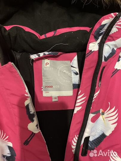 Зимняя куртка для девочки 116