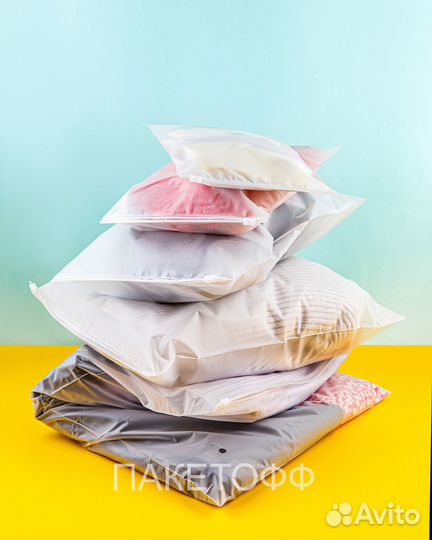 Зип-пакеты 30х40см матовые с замком