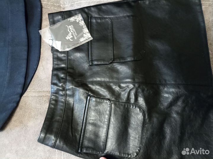 Кожаная юбка