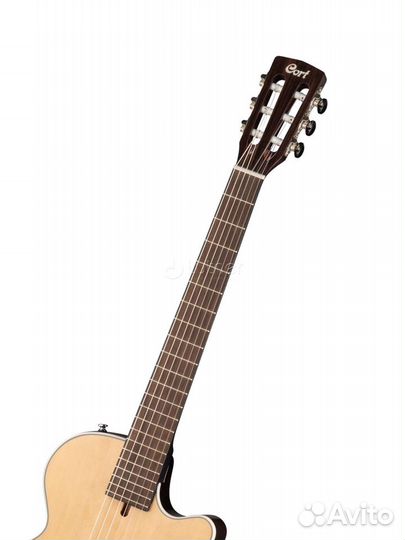 Цельнокорпусная электроакустическая гитара Cort Su