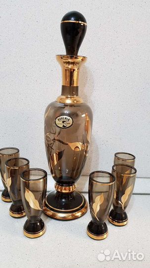 Набор для ликера, наливки и водки, винтаж