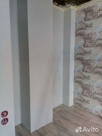 Шпаклёвка стен.Поклейка обоев