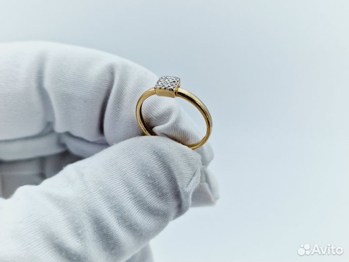 Золотое Кольцо 585 пробы с бриллиантами. Рассрочка
