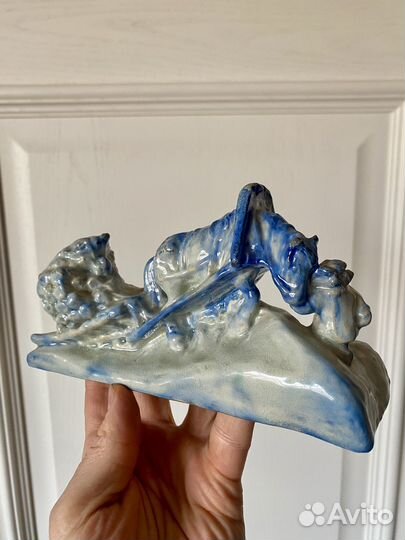 Статуэтка. Керамика. схф. Гжель. СССР