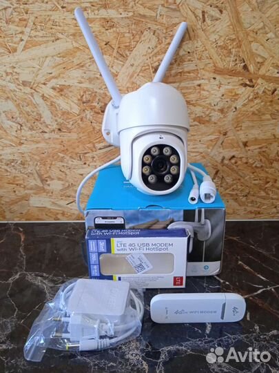 Видеонаблюдение, комплект с камерой 3м/п