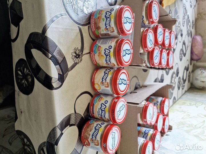 Агуша мясное пюре