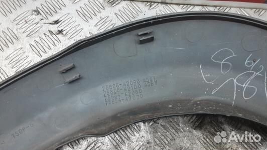 Молдинг крыла заднего левого toyota RAV 4 ZCA2 (GB