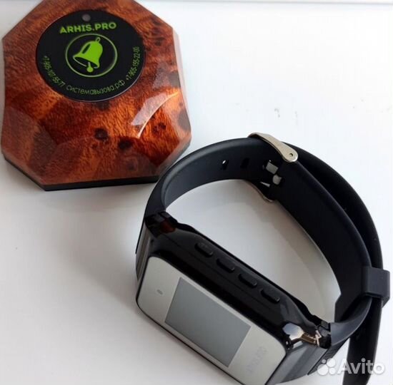 Кнопка вызова официанта с часами-пейджером