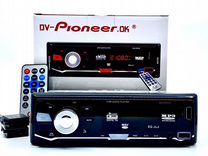 Магнитола Pioneer с Bluetooth + пульт 1DIN
