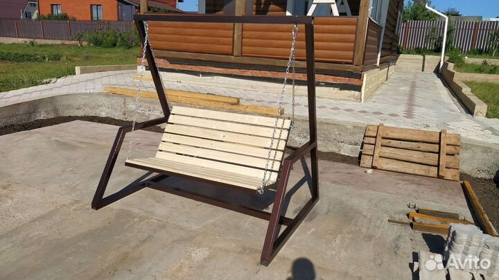 Качели металлические усиленные