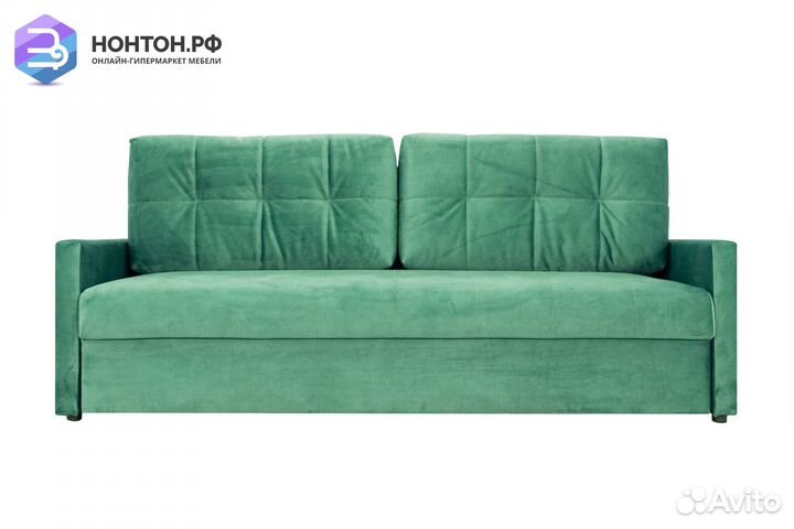 Диван еврокнижка Норд зеленый
