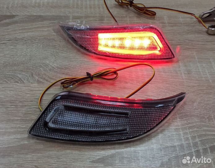 Camry 55 LED Фонари в задний бампер катафоты V4XS5