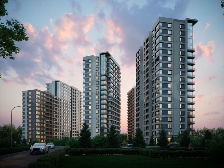 2-к. квартира, 58 м², 5/18 эт.