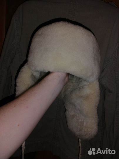 Мужская зимняя шапка из овчины