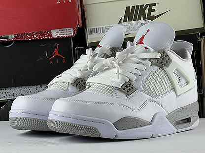 Кроссовки Nike Air Jordan 4 "White Oreo"