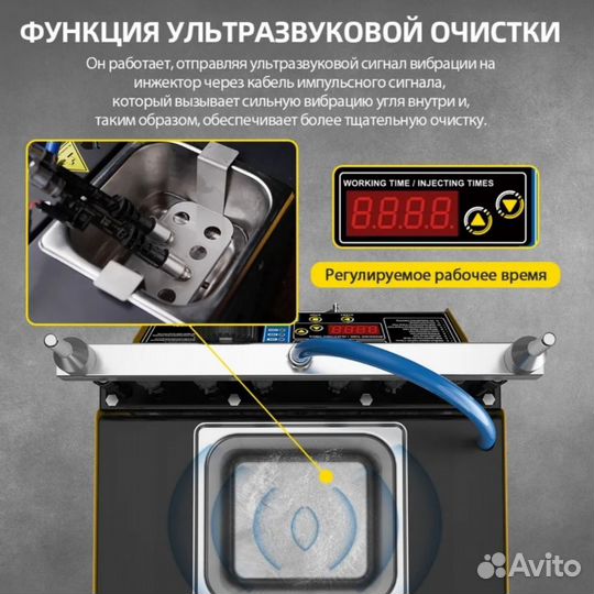 Тестирование и чистка бензиновых форсунок