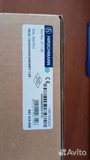 Коммутатор Hirschmann RS20 оптика lan rstp