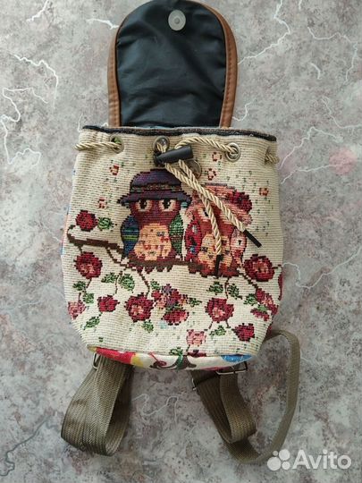 Детский рюкзак текстильный