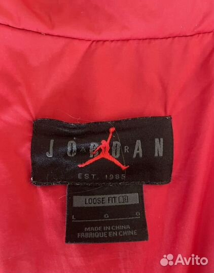 Пуховик jordan