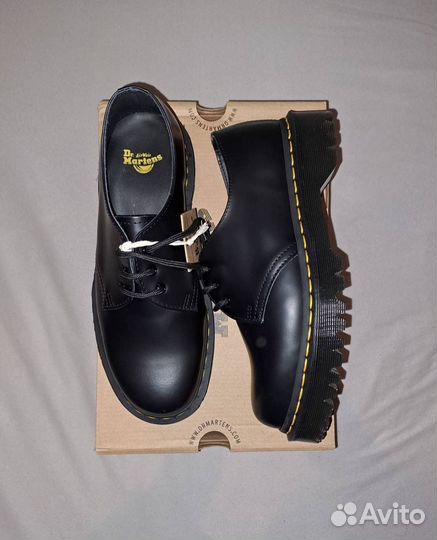 Dr Martens 1461 Bex Black на меху оригинал
