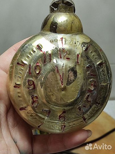 Елочные игрушки СССР. Часы