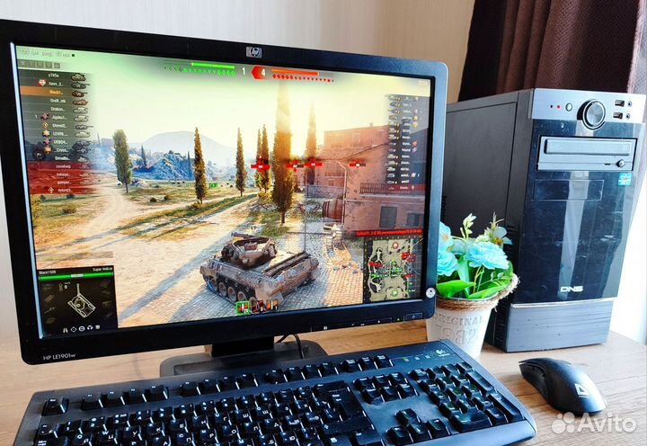 Пк i5/GTX 1050Ti/Монитор/SSD+30Игр Игровой пк