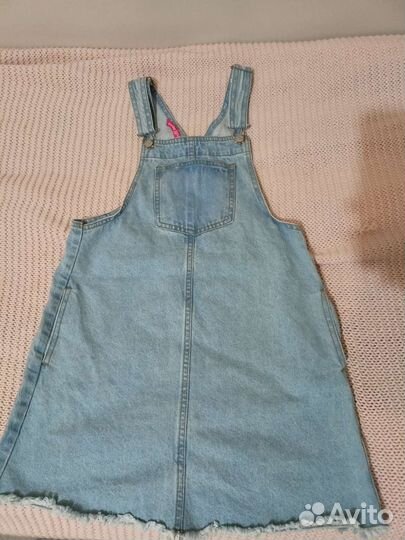 Джинсовый сарафан для девочки