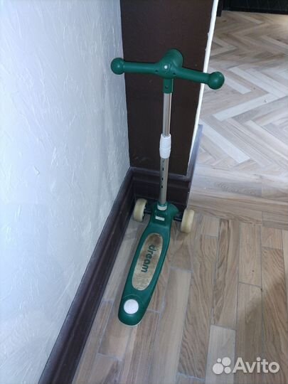 Самокат детский трехколесный бу