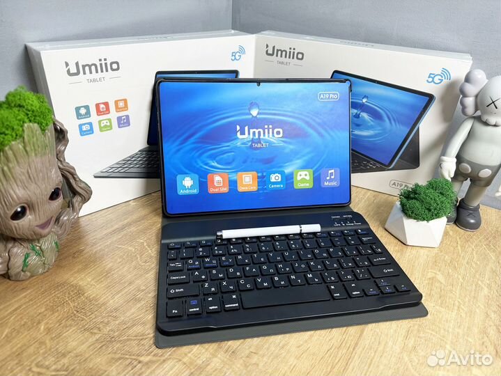 Планшет с клавиатурой Umiio A19 PRO (Серый) 6/128